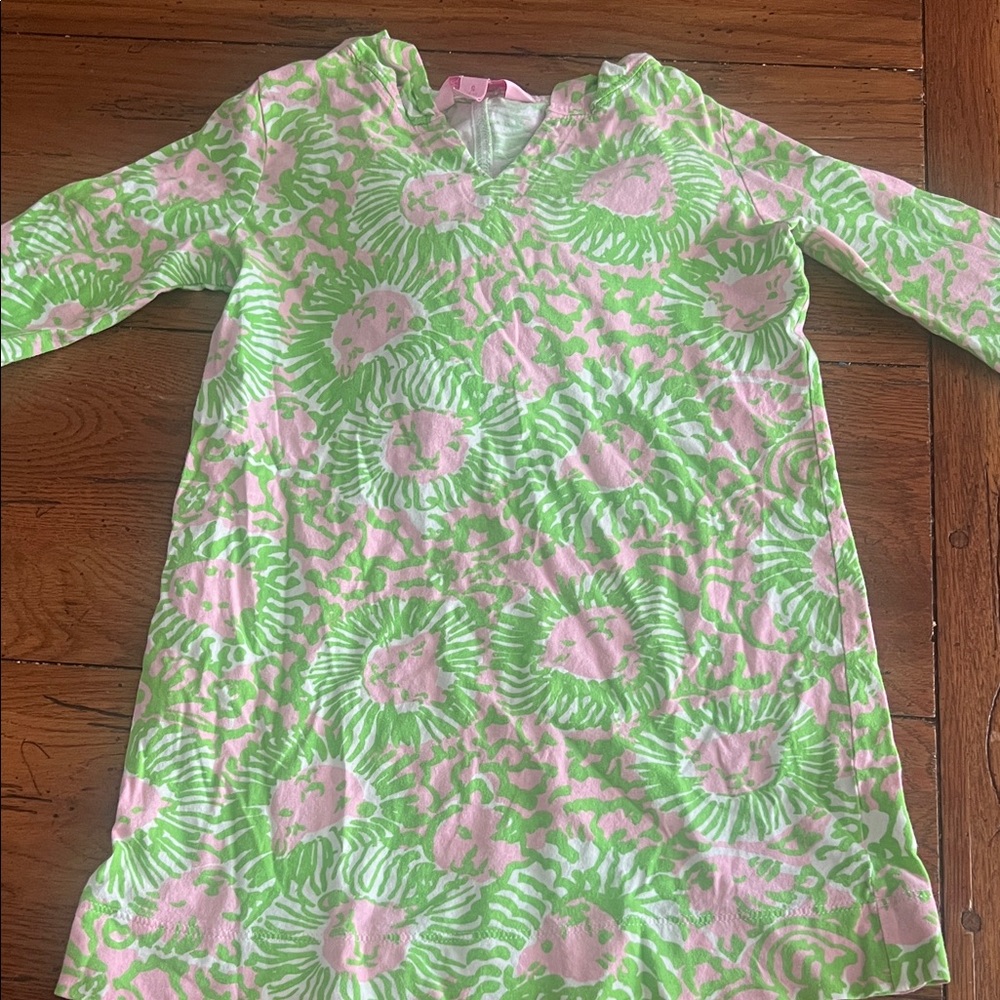 Lilly Pulitzer Kids Swim Coverup in Pink and Green